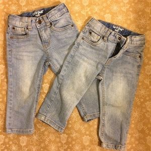[cat&jack]  Two pieces blue jeans 18 months